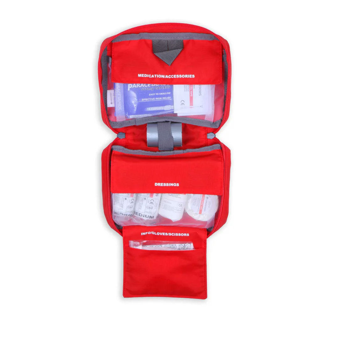 Lifesystems Traveller First Aid Kit - Compact & Complete Medical Supplies for Travel, Hiking, Camping & Emergency Preparedness