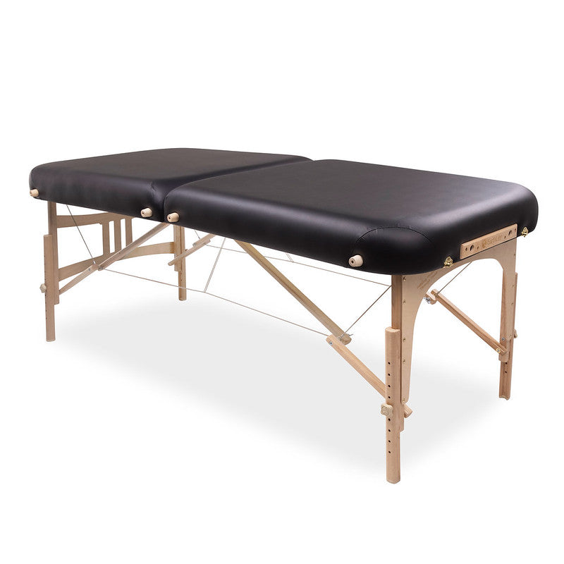 Earthlite Pro Endeavor Portable Massage Table Package - Lightweight & Durable Black Massage Bed for Professional & Home Use - Perfect for Therapists, Spas & Relaxation