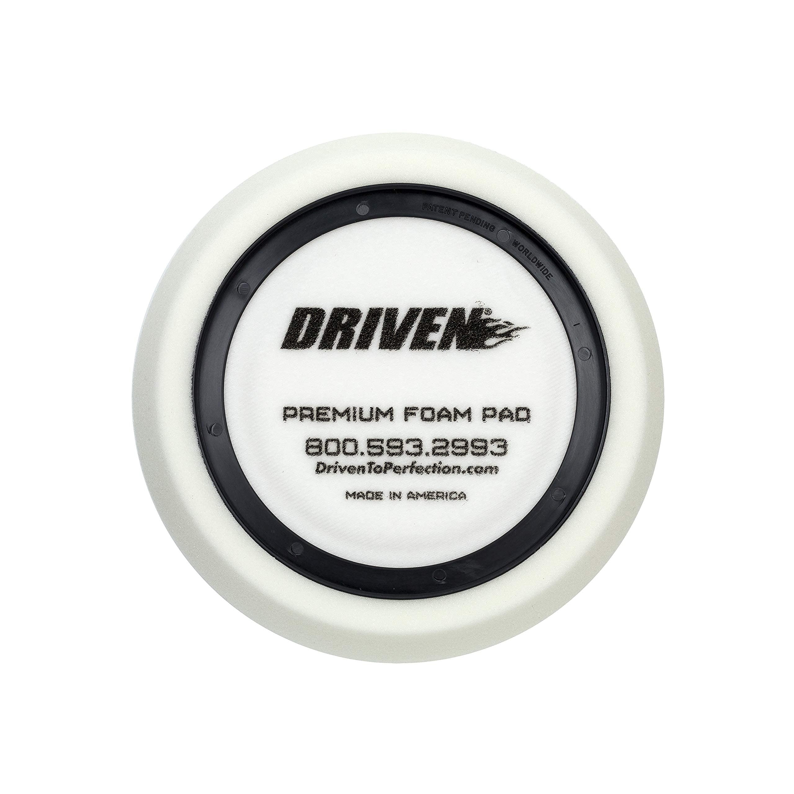DRIVEN Marine Polish & Machine Paste Compound Kit with 100% Twisted Wool Pad & White Foam Pad - Boat, RV & Auto Detailing & Restoration
