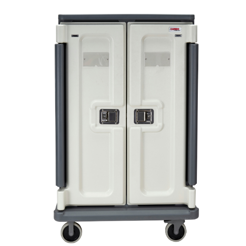 Cambro MDC1520T20 Tall Meal Delivery Cart - 20 Trays Capacity, Granite Gray | Commercial Food Service, Hospital & Catering Use