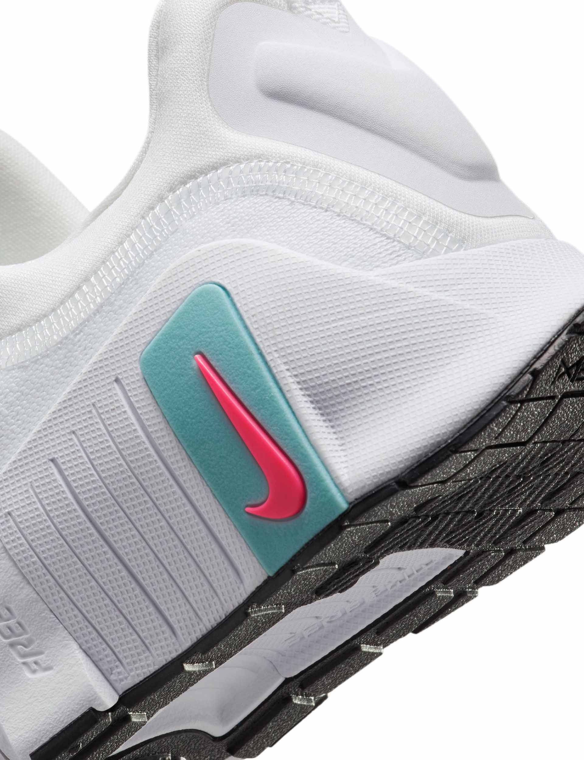 Nike Free Metcon 6 Training Shoes - White/Denim Turquoise/Black/Hot Punch - Perfect for CrossFit, Gym Workouts & Weightlifting
