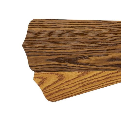 Quorum 5255650111 52-Inch Traditional Fan Blades Set - Two-Tone Finish for Ceiling Fans | Indoor & Outdoor Home Cooling Solution | Perfect for Living Rooms, Bedrooms, and Patios