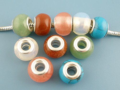 Sparkling Cat's Eye Glass European Beads for Snake Chain Bracelets - Elegant Jewelry for Women, Party Wear & Gift Giving