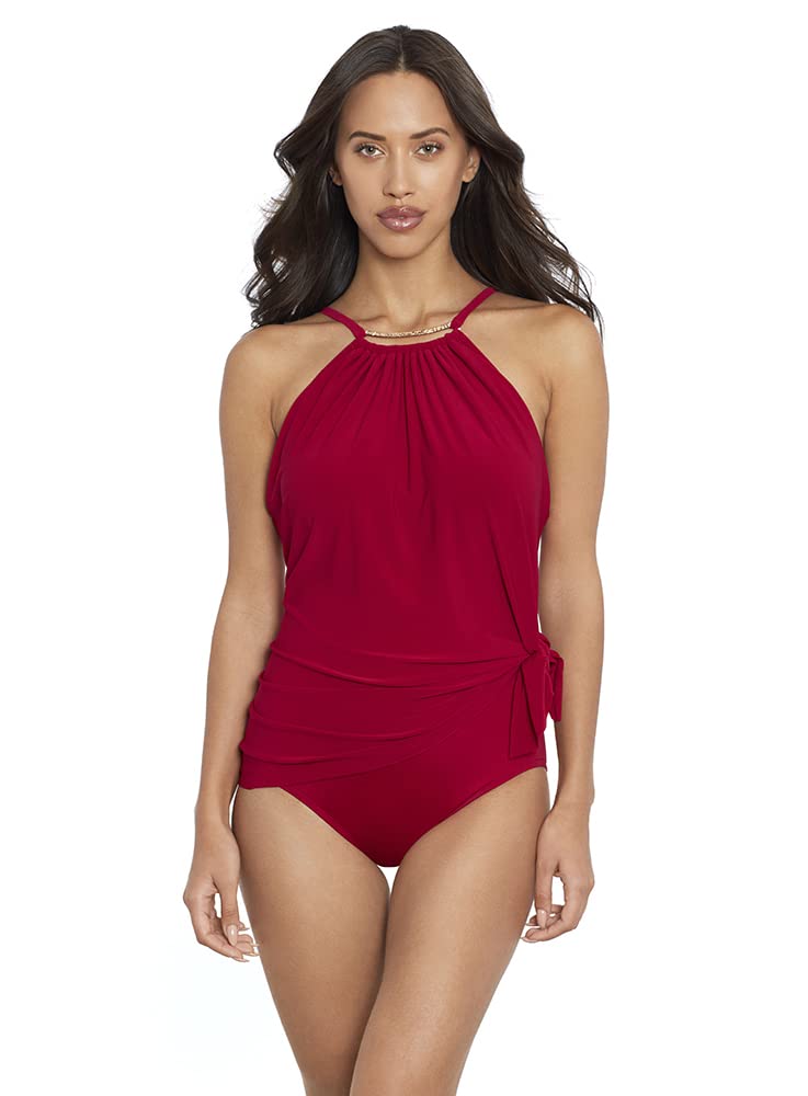 MagicSuit Women's Tummy Control Underwire Swimdress - Adjustable Straps One Piece Swimsuit for Women | Perfect for Beach Vacations, Pool Parties & Summer Getaways