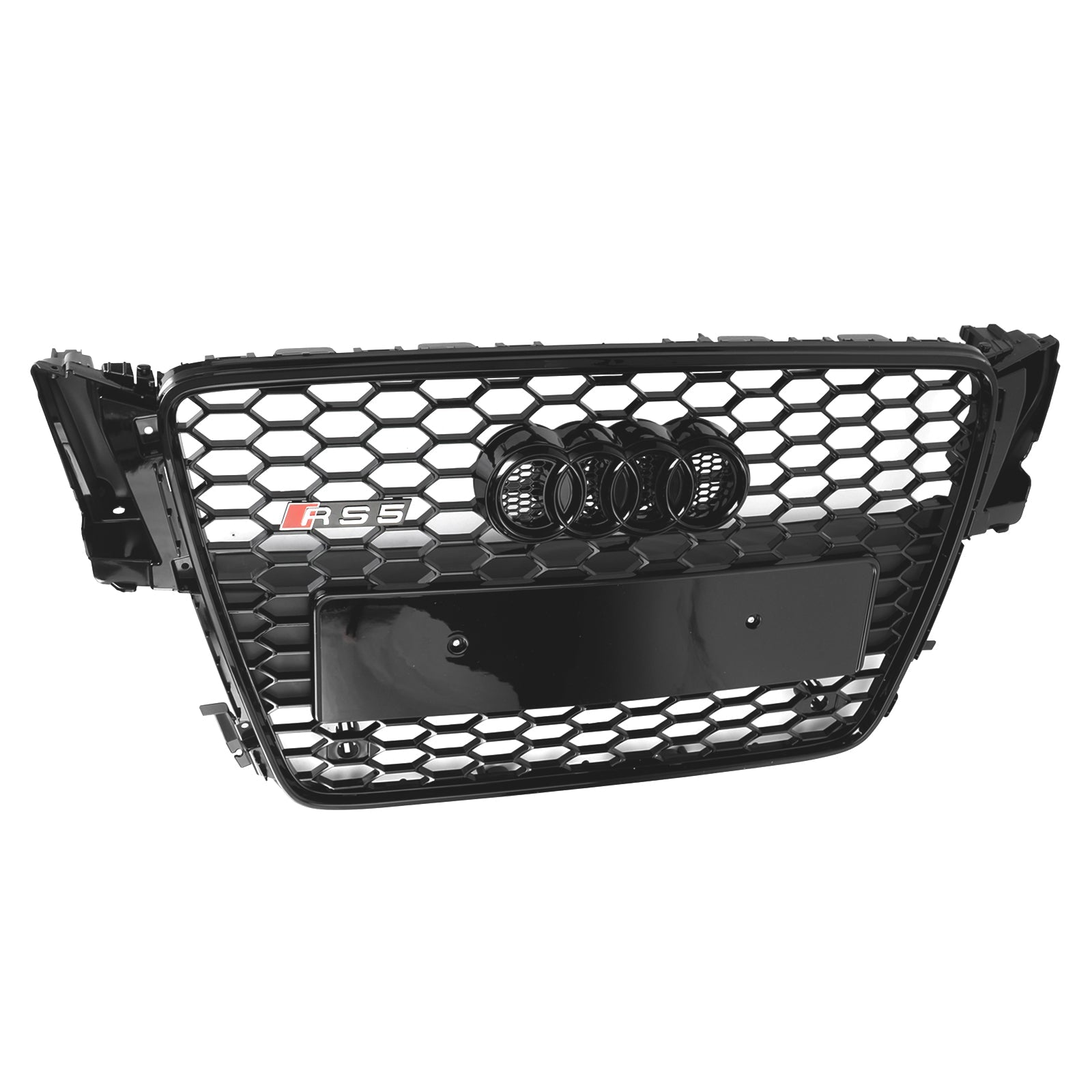 08-12 Audi A5 S5 B8 RS5 Style Honeycomb Sport Mesh Grille - High-Quality Replacement Front Bumper Grill for Enhanced Airflow & Aggressive Look - Perfect for Car Enthusiasts & Performance Upgrades