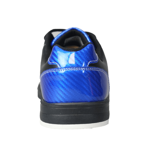 ELITE Men's Classic Black & Royal Bowling Shoes - Comfortable & Durable for League Play & Casual Bowling