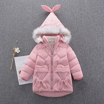 2023 Winter Down Jacket for Girls - Waterproof Shiny Hooded Coat for Kids 5-14 Years | Warm Outerwear Parka Snowsuit for Cold Weather & Outdoor Activities