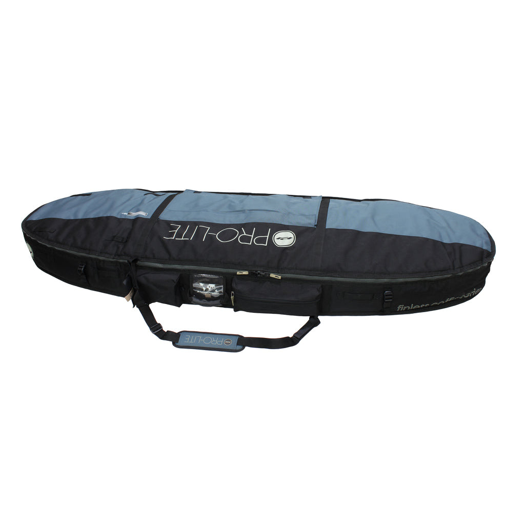 **Pro Lite Board Bag Finless Coffin Double 6'6 to 7'6 - Waterproof Surfboard Storage for 2-3 Boards (Navy/Black) - Perfect for Travel & Beach Protection**