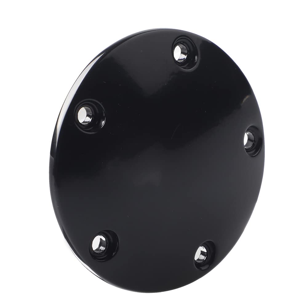 Harley Davidson Twin Cam Softail Dyna Timer Points Cover Black 7805-0080 - Motorcycle Engine Protection & Customization Upgrade for Cruisers