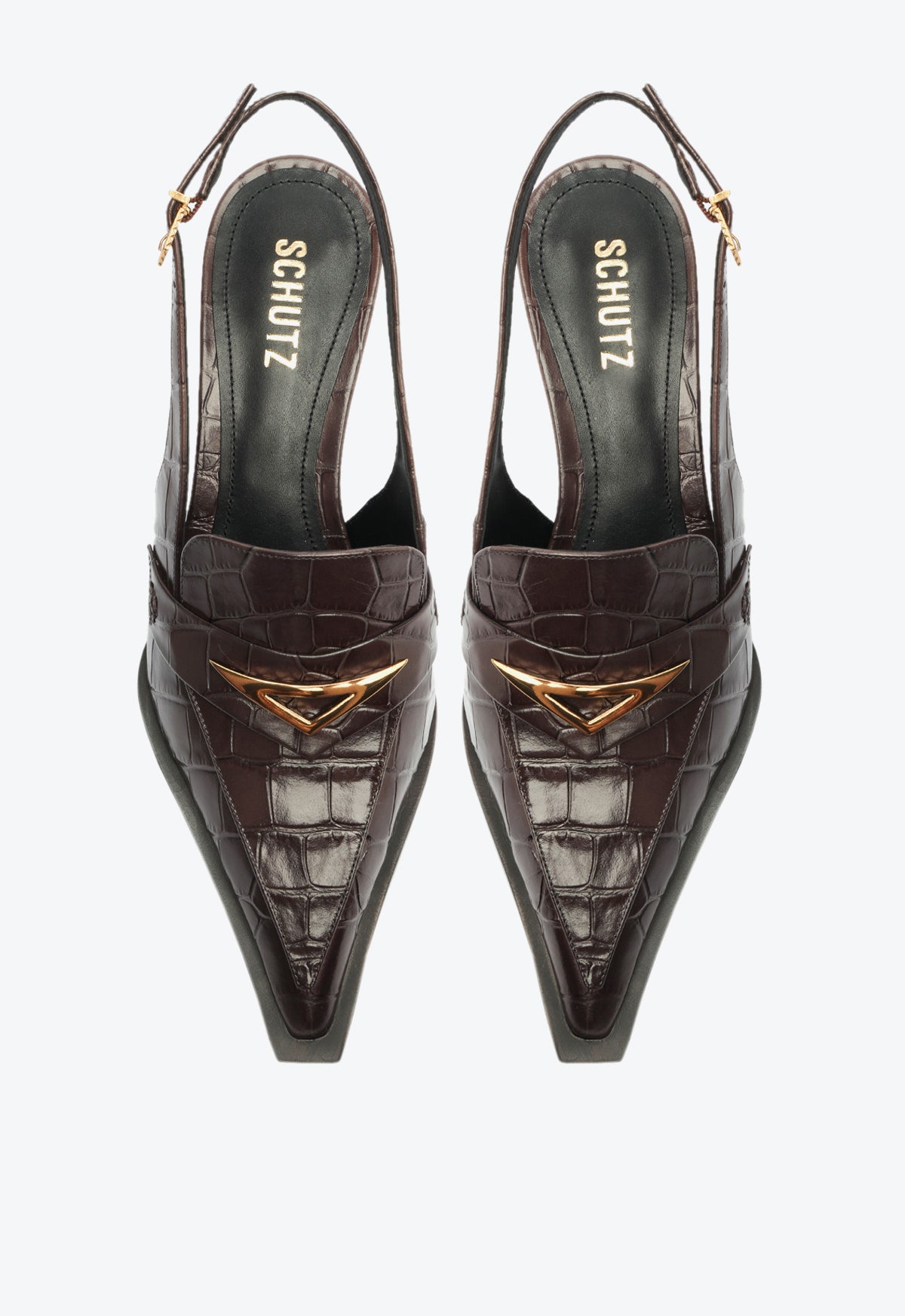 Arizona Sling Leather Pump Shoes for Women - Comfortable Heels for Casual Wear, Office & Evening Out
