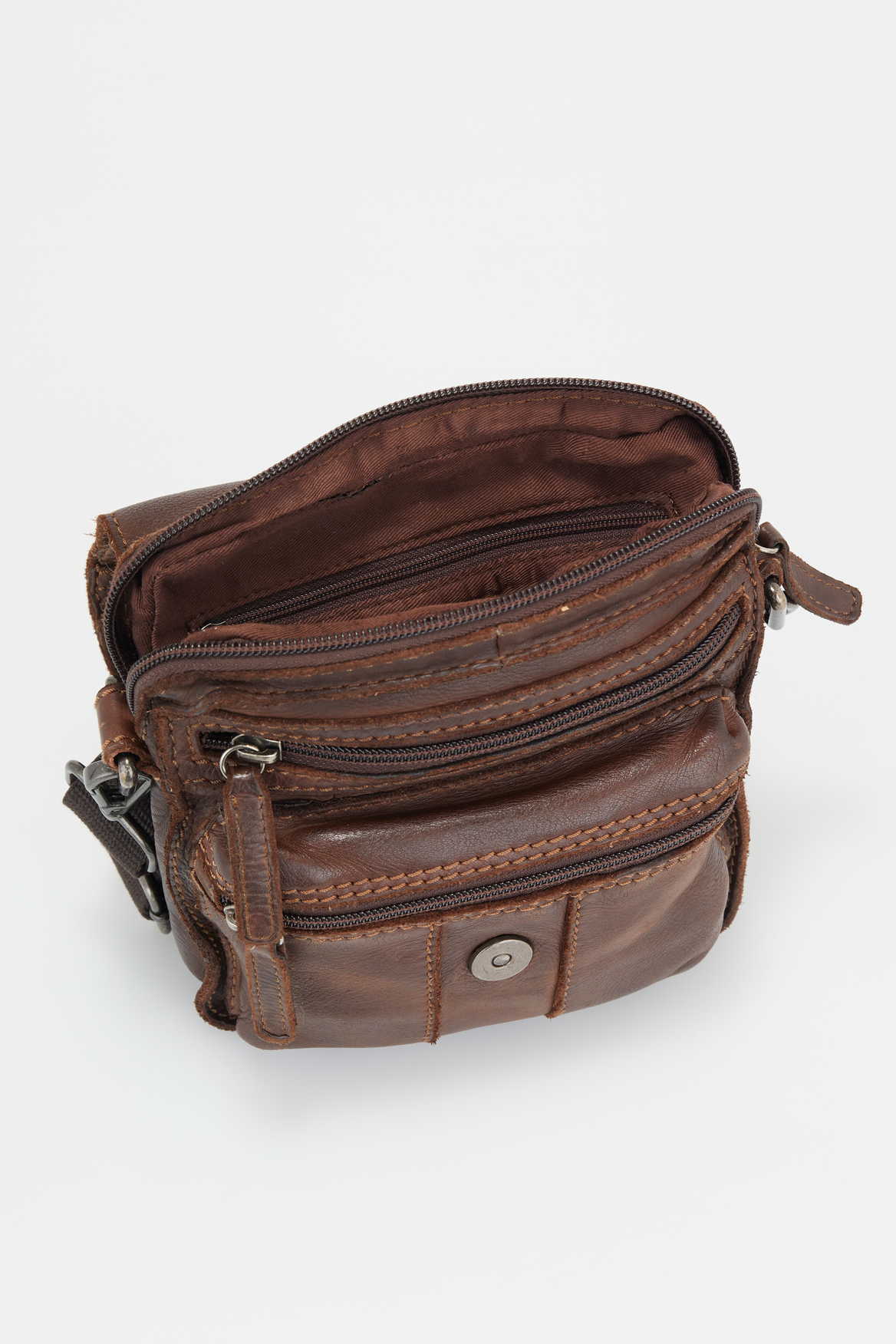 Premium Anthony Genuine Leather Satchel for Men - Stylish & Durable Crossbody Bag for Work, Travel & Everyday Use