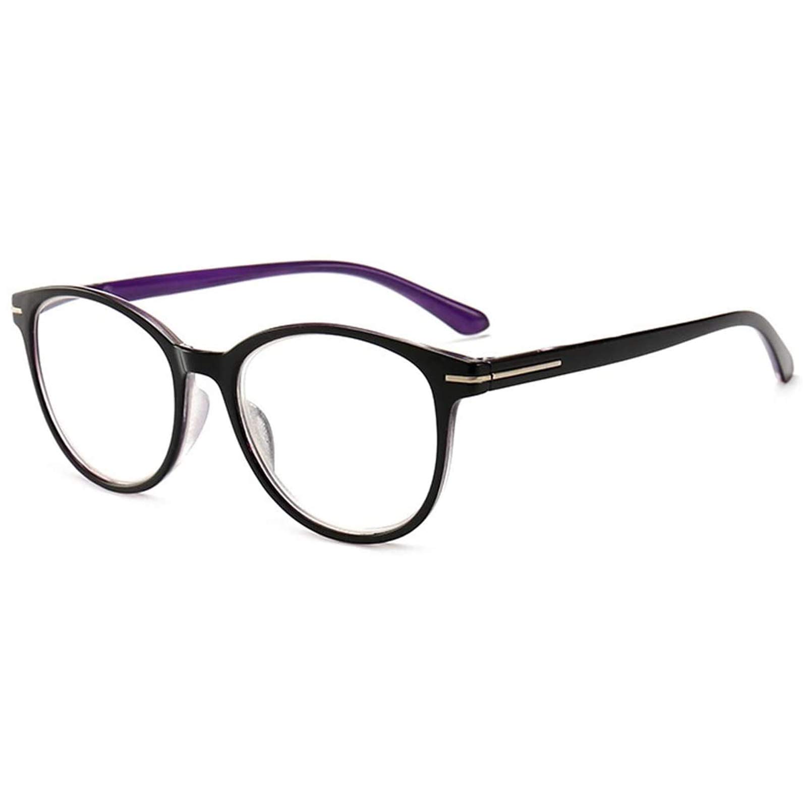 Anti Blue Light Blocking Glasses for Men & Women - HD Resin Lens, Spring Hinge, Anti-Eyestrain Computer Glasses - Perfect for Gaming, Reading & Phone Use