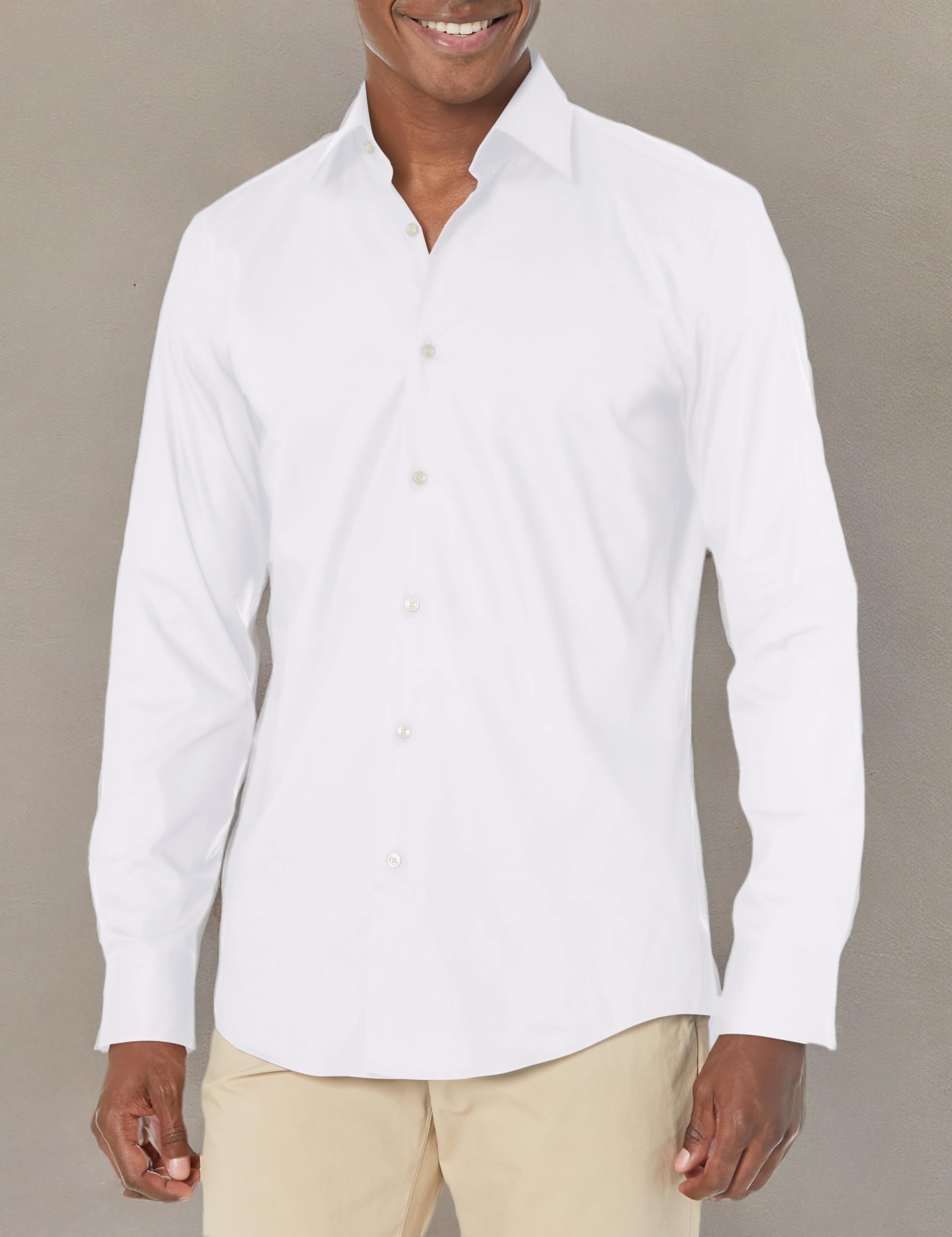 BOSS Men's Hank Kent Button-Down Shirt - Classic Slim Fit Casual Dress Shirt for Office, Business & Date Night | Premium Cotton Comfort for Everyday Wear