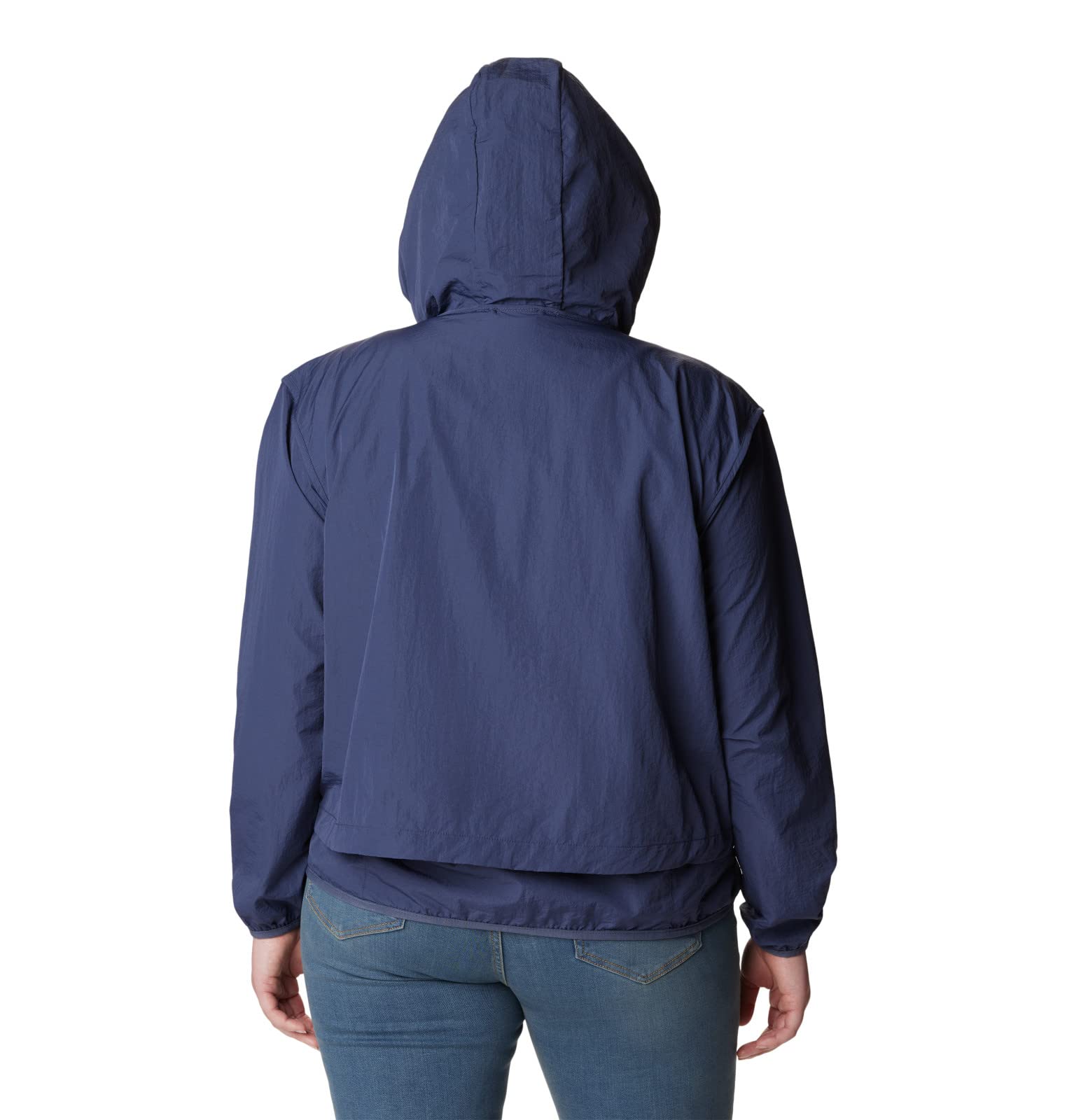 Columbia Women's Spring Canyon Wind Interchange Jacket - Lightweight Water-Resistant Windbreaker for Hiking, Travel & Outdoor Adventures