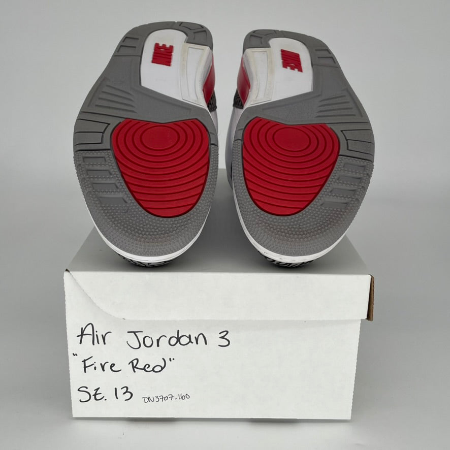 Original: AIR JORDAN 3 FIRE RED SIZE 13 DN3707 160   Optimized: Air Jordan 3 Retro 