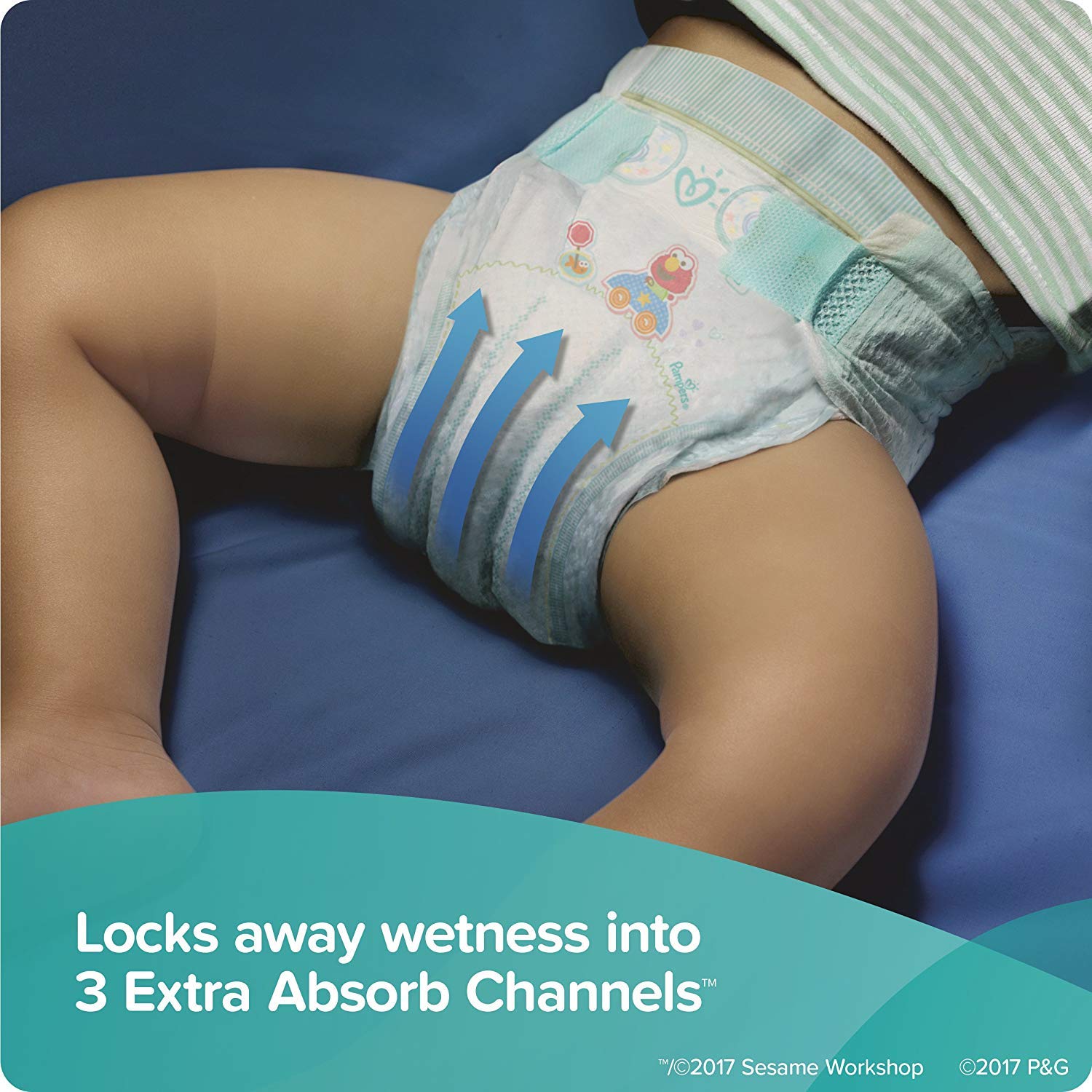 Pampers Baby Dry Disposable Diapers Size 4 - 186 Count (1 Month Supply) & Complete Clean Scented Baby Wipes - 1152 Count | Ultra Absorbent for Overnight Protection | Gentle on Baby Skin | Perfect for Daycare, Travel & Home Use