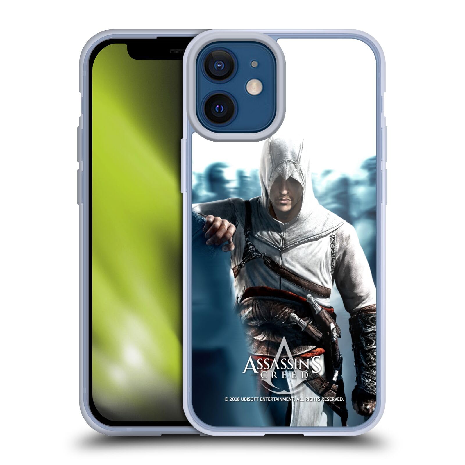 Assassin's Creed Altaïr Crowd Key Art iPhone 12 Mini Case - Officially Licensed Soft Gel Phone Cover by Head Case Designs for Gaming Fans & AC Collectors