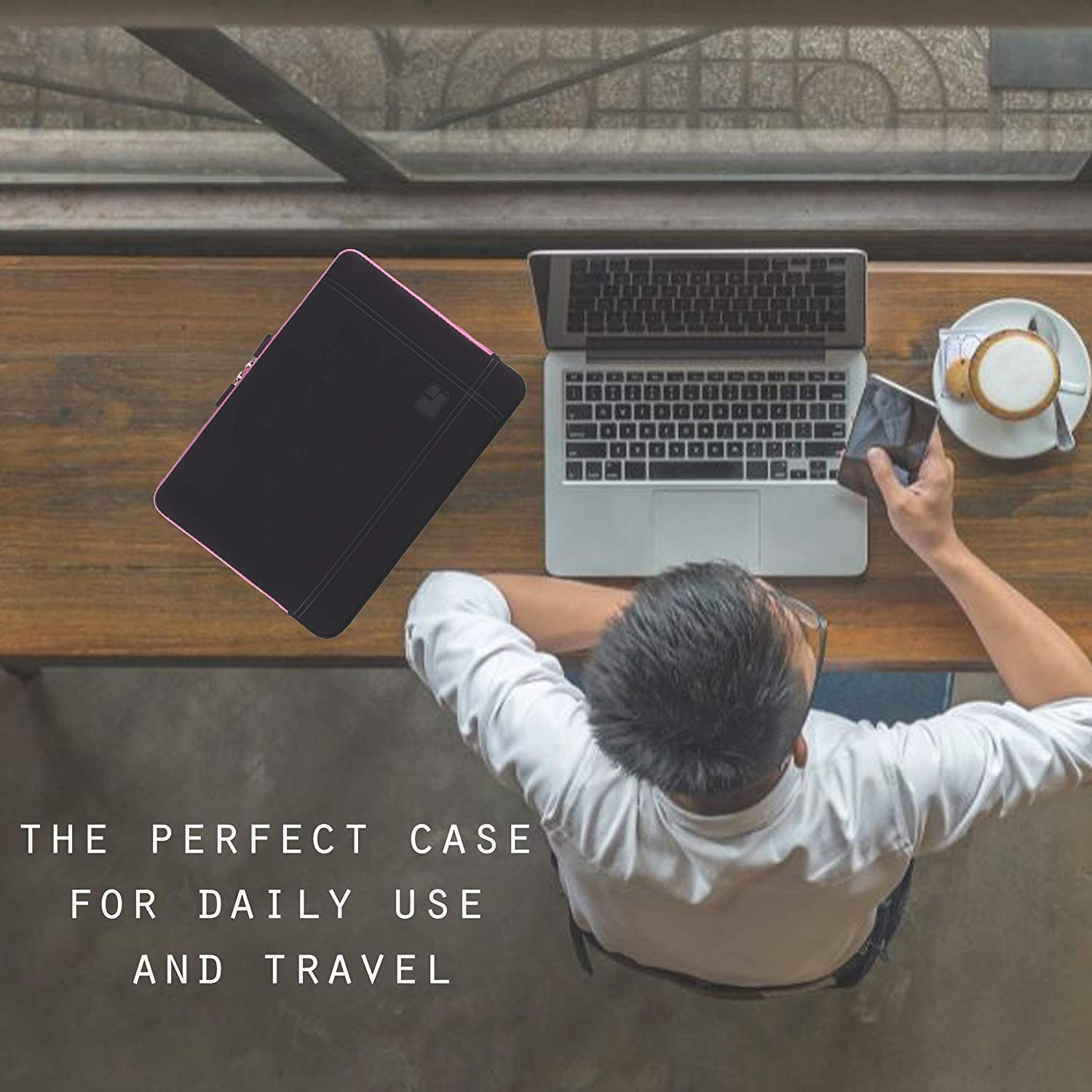 Waterproof 13 Inch Laptop Sleeve Case for MacBook Air Pro, HP, Dell, Acer - Perfect for Travel, School & Office Protection