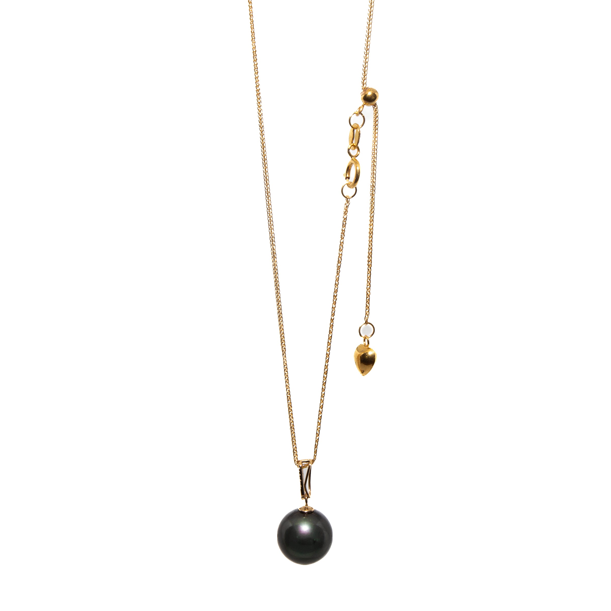 18K Gold Tahitian Pearl Necklace for Women - Elegant & Luxurious Jewelry Gift for Her - Perfect for Weddings, Anniversaries & Special Occasions