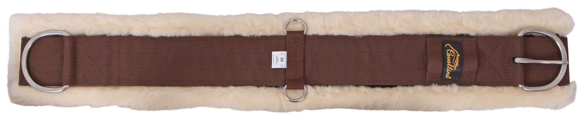 Cavallino Comfi Eze Natural Western Buckle Dee/Girth - Comfortable Horse Girth Strap for Western Saddles - Perfect for Trail Riding, Rodeo & Equestrian Training