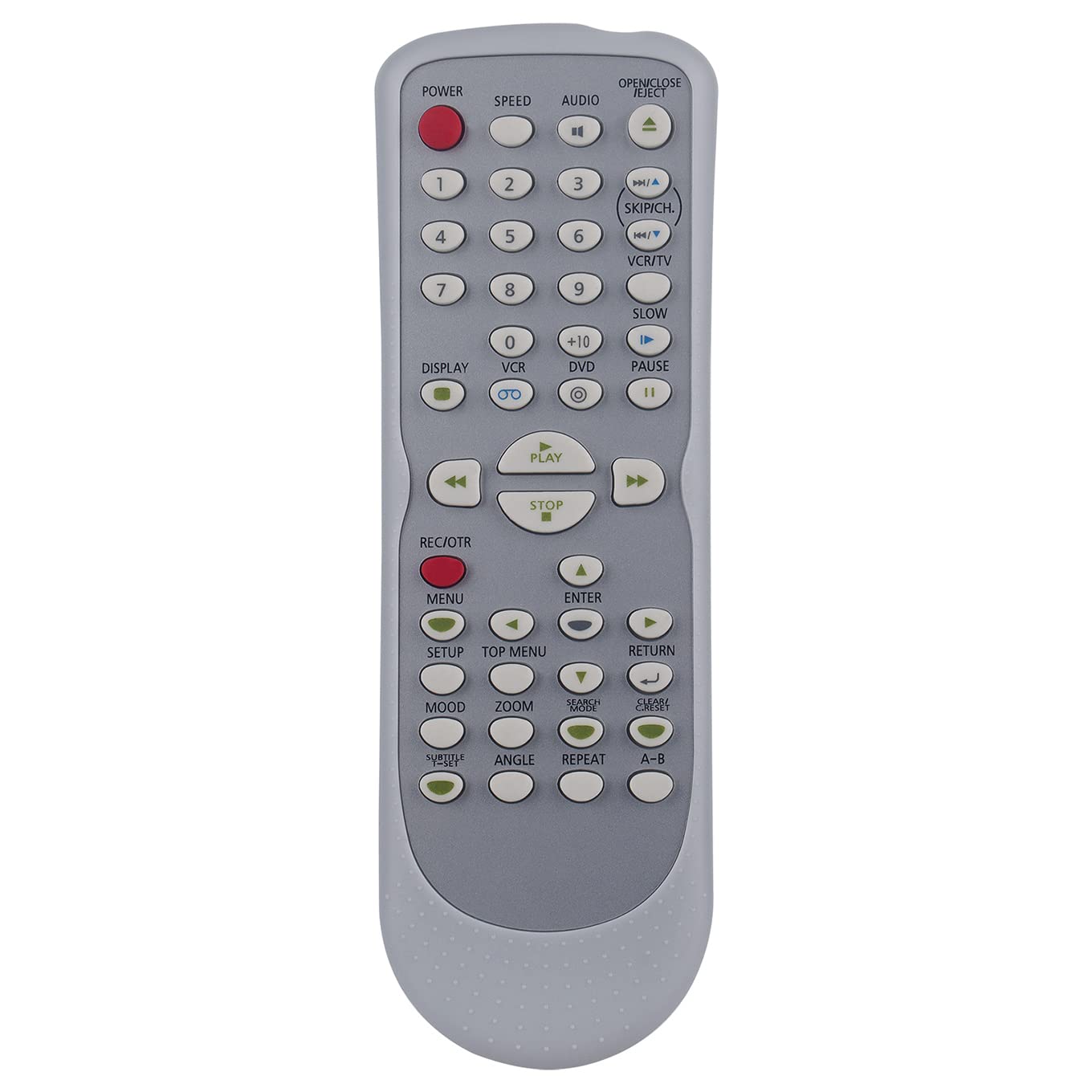 Emerson Sylvania GFM DVD VCR Remote Control Replacement for EDVC860F DVC840F DVC840G DVC841G DVC860F DVC865F DVC865G SRDD495 MJ840G - Compatible with CD Players & Video Cassette Recorders - Perfect for Home Entertainment Systems