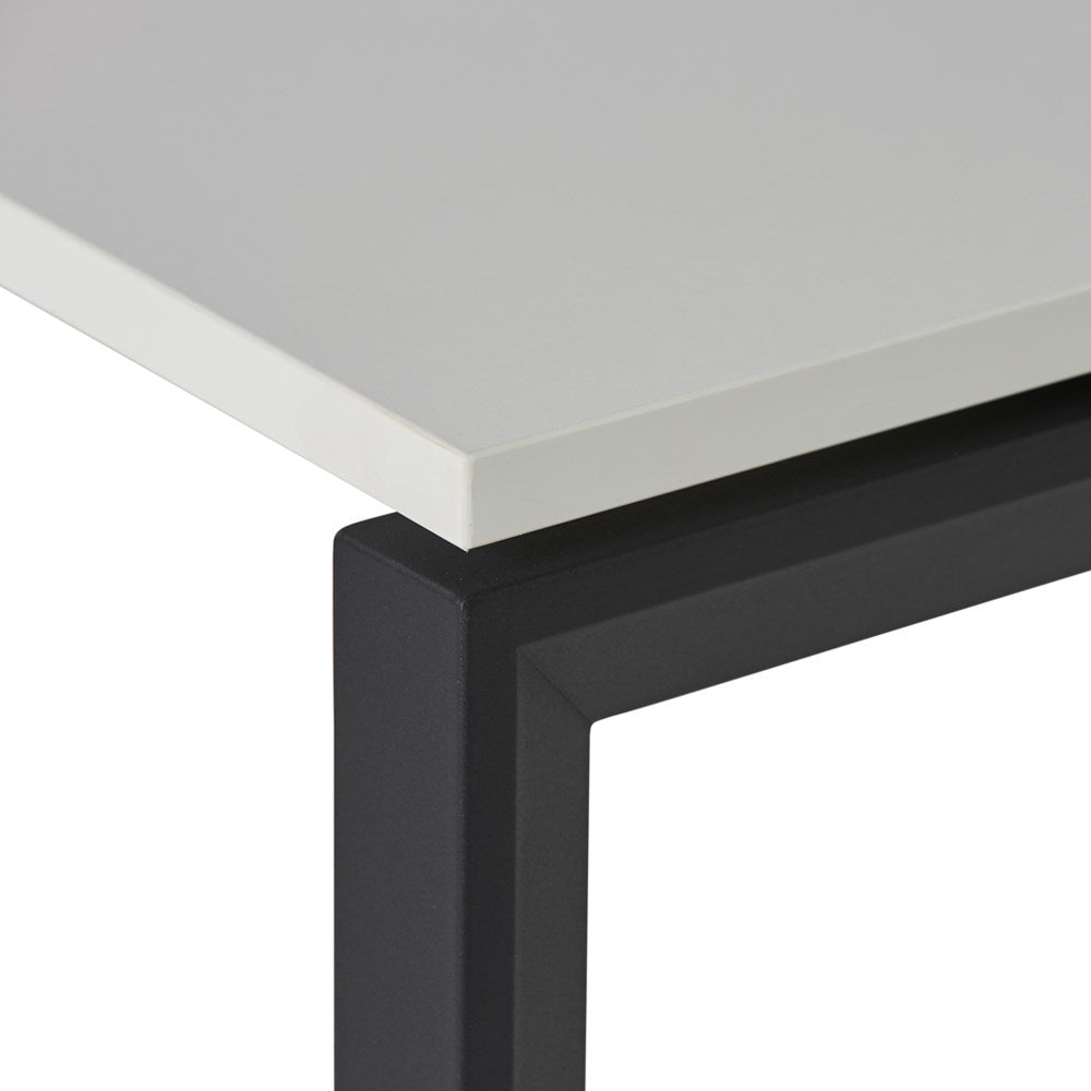 Mobel Novah 2-Person Shared Desk - Single-Sided Office Workstation for Home & Office - Perfect for Coworking Spaces, Small Offices & Home Offices