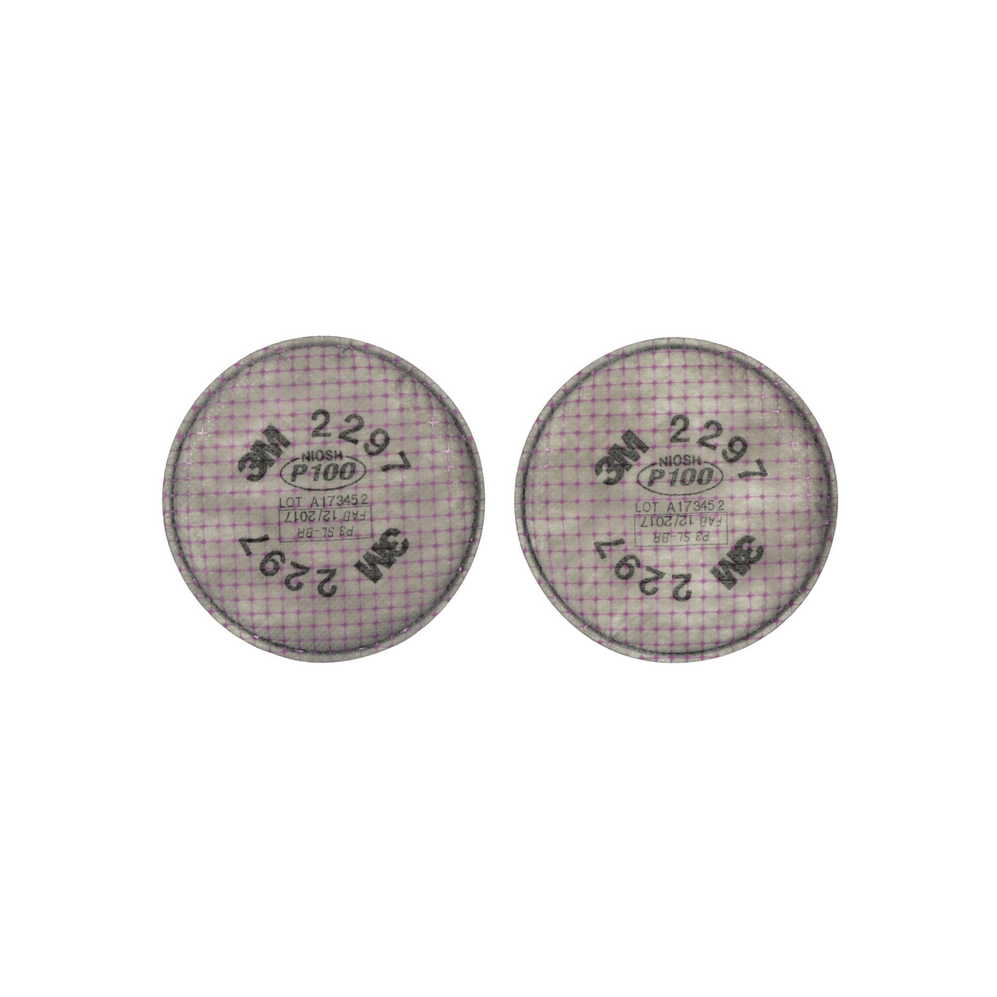 3M 2297 P100 Particulate Filter - NIOSH Approved for Dust, Mold & Lead Protection - Ideal for Construction, Woodworking & DIY Projects