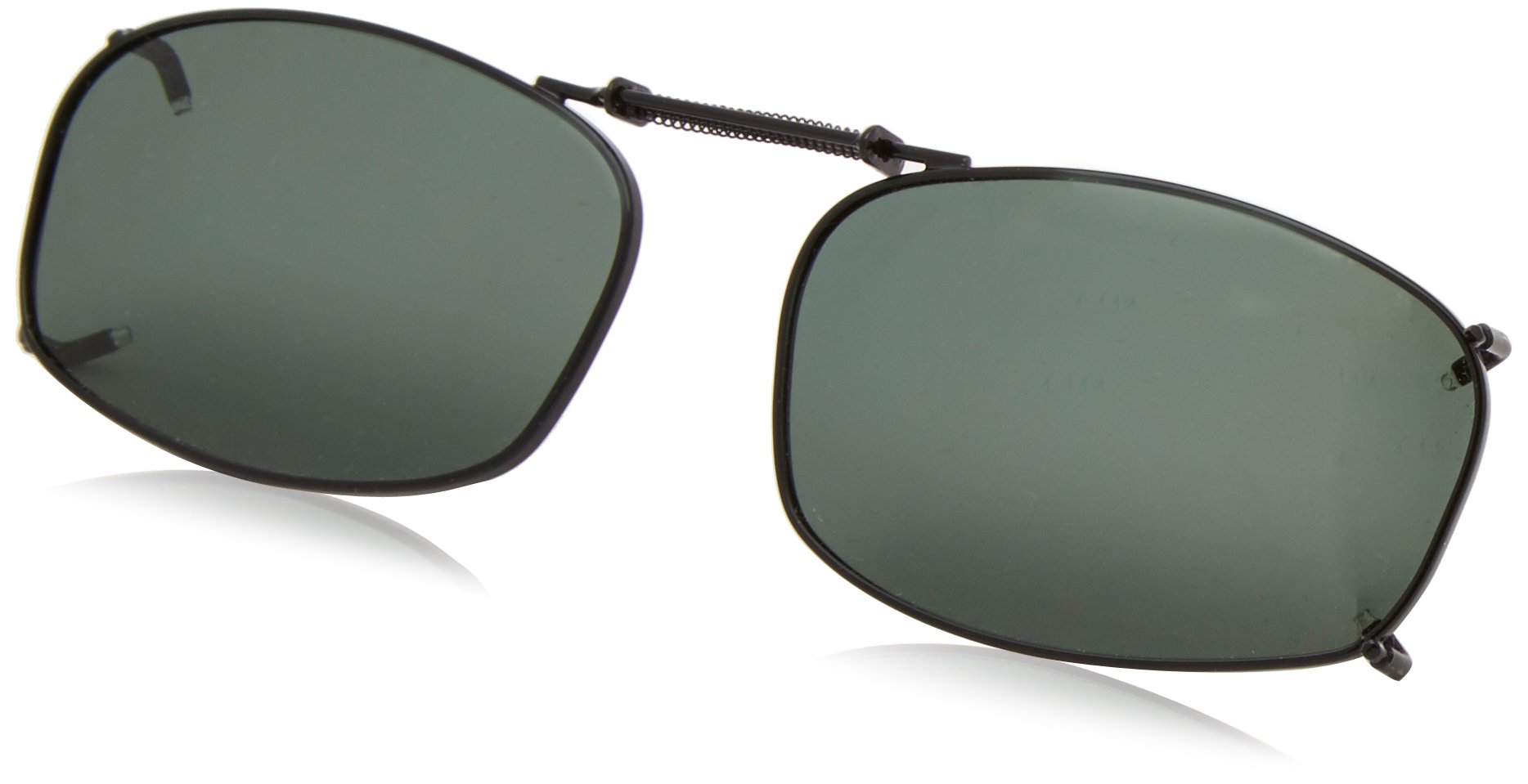 Solar Shield Clip-On Rectangular 5.50 Polarized Sunglasses for Men & Women - UV Protection, Anti-Glare for Driving, Fishing & Outdoor Activities
