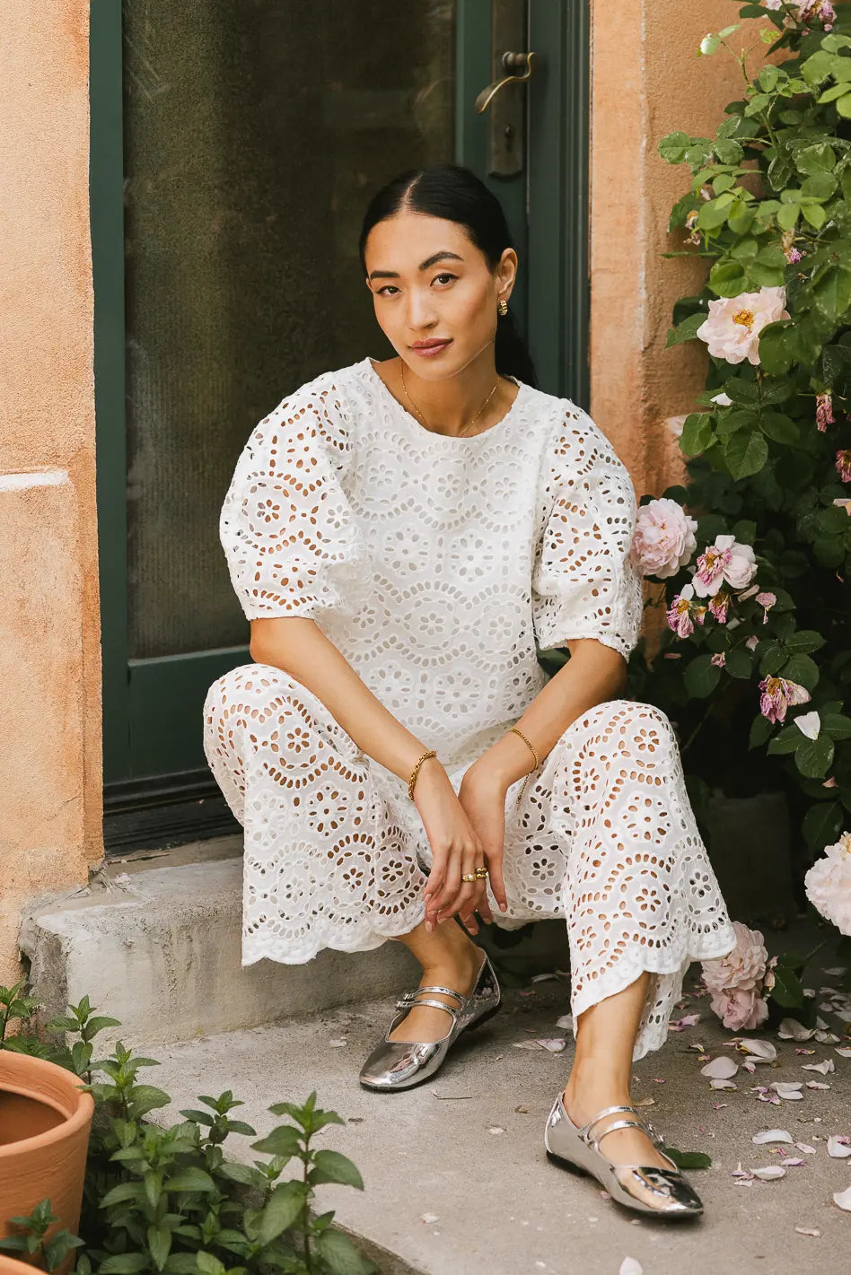 Meant To Be Top in White - Women's Fashion Blouse for Casual & Office Wear | Final Sale