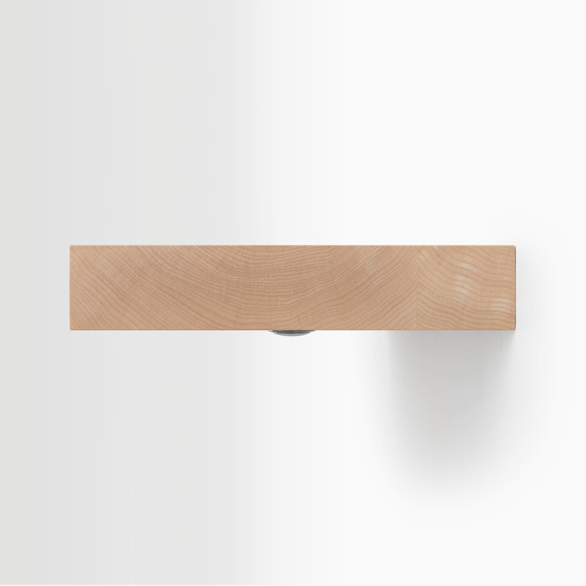 Aksel LED Floating Shelf - Modern Maple Wood Wall Shelf with Built-in Lights for Living Room, Bedroom, or Kitchen Decor