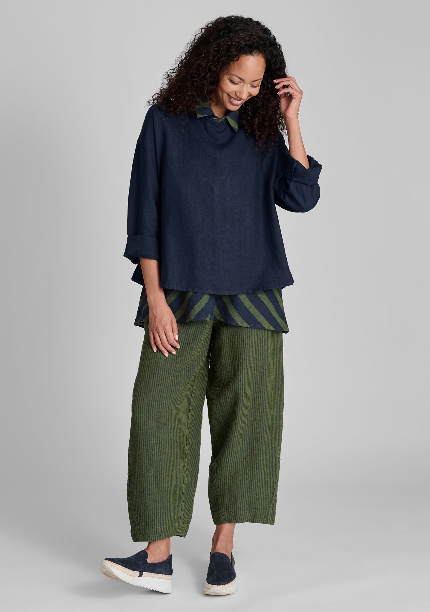 Seamly Linen Pants for Women - Comfortable High-Waisted Wide Leg Trousers | Perfect for Summer, Beach, Office & Casual Wear
