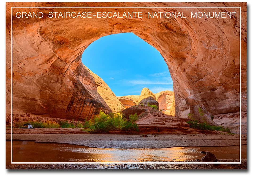Grand Staircase-Escalante National Monument Souvenir Fridge Magnet - 2.5x3.5 Inches - Perfect for Travel Memories & Home Decor