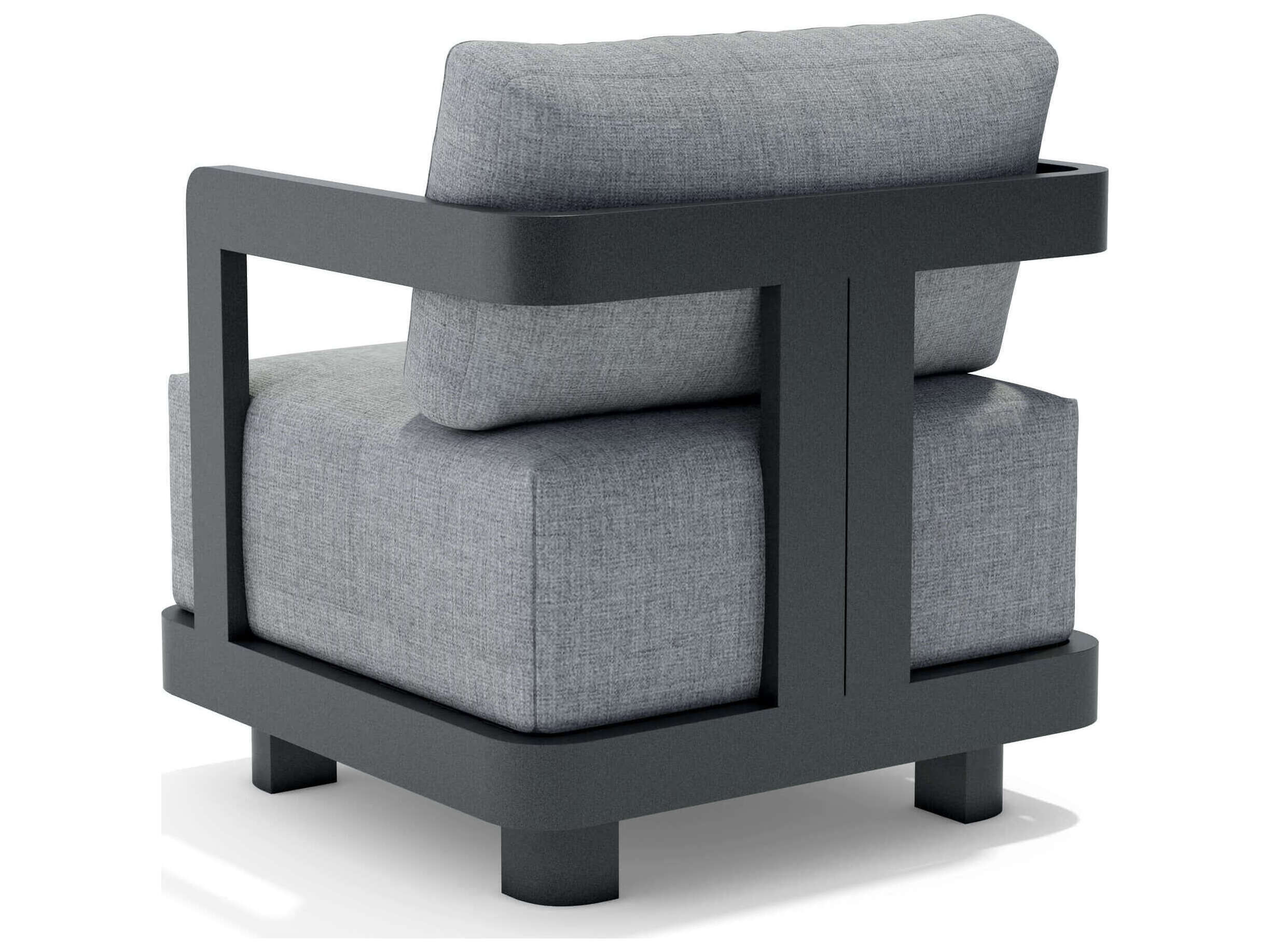 Anderson Teak Granada Deep Seating Aluminum Armchair DS 901 AL - Outdoor Patio Furniture for Garden, Poolside & Backyard Relaxation