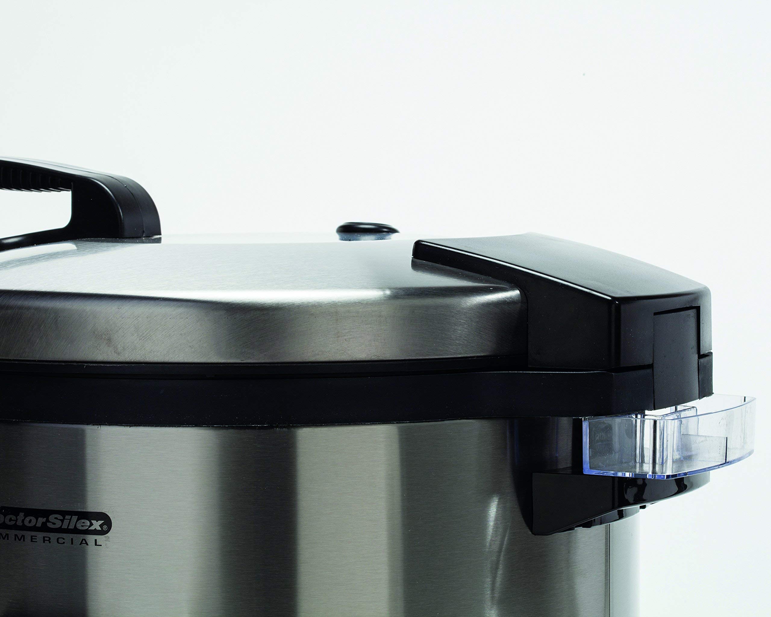 Hamilton Beach Proctor Silex Commercial 37560R 60-Cup Rice Cooker & Warmer with Non-Stick Pot, Hinged Lid & Stainless Steel Housing - Perfect for Catering, Restaurants & Large Family Gatherings - 1 Year Warranty