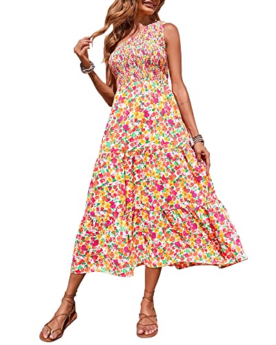 Floral White Red
