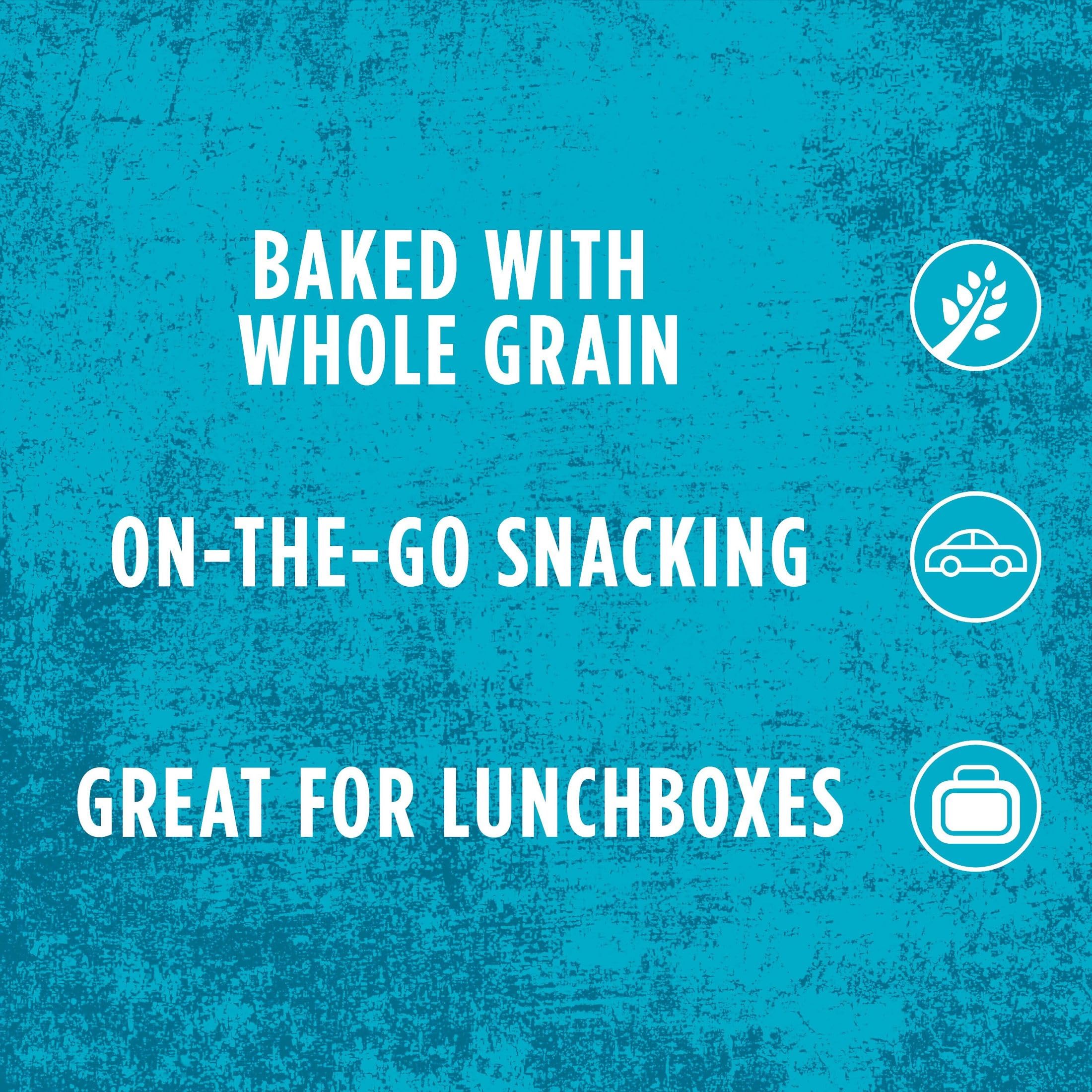 Kellogg's SCOOBY-DOO! Baked Graham Cracker Snacks - Cinnamon Flavored (40 Individually Wrapped Pouches) | Lunch Box Treats, After School Snacks, Kids Party Favors & Movie Night Munchies