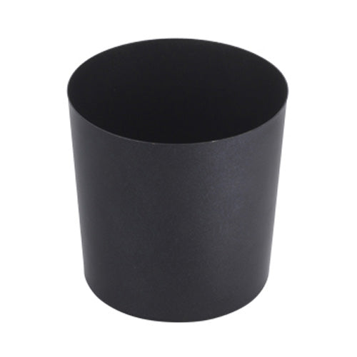 Arcata 072681 12 oz Matte Black French Fry Cups - Case of 12 | Disposable Paper Food Containers for Restaurants, Fast Food, Movie Theaters & Parties