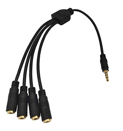 3.5mm 4pole 1male/4female