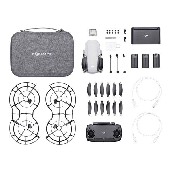 DJI Mavic Mini Combo Drone with Remote Controller - 4K Camera, 30min Flight Time, Lightweight Foldable Quadcopter for Travel, Photography & Aerial Videography