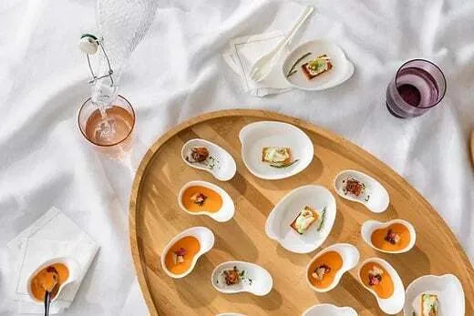 Mini Sugarcane Side Vessel - Eco-Friendly Small Serving Bowl for Salads, Snacks & Desserts - Perfect for Home, Party & Restaurant Use