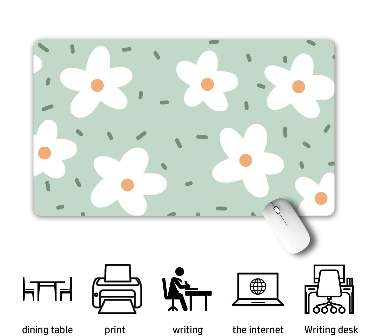 XXL Gaming Mouse Pad - Non-Slip Rubber Base for Office & Home
