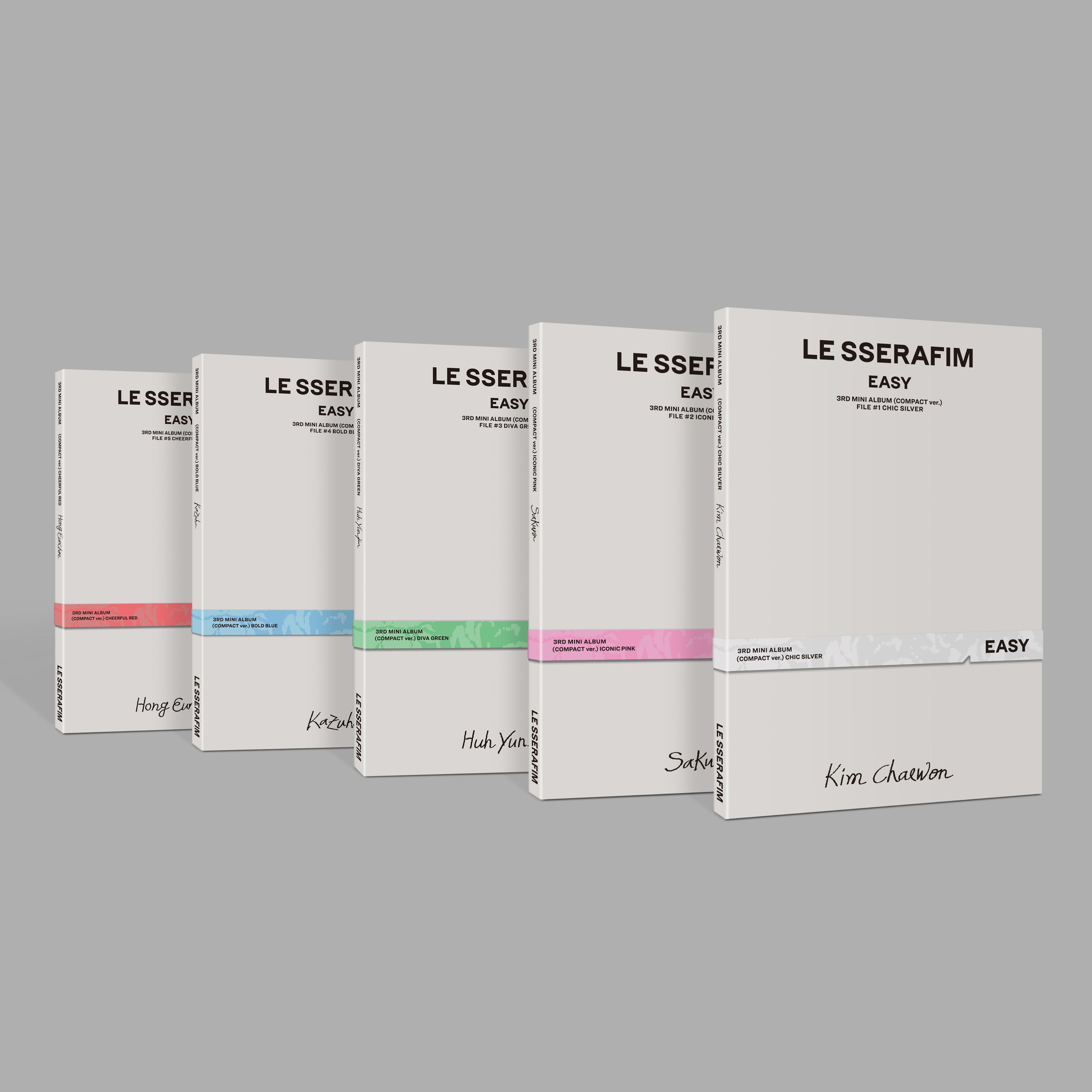 LE SSERAFIM 3rd Mini Album 'EASY' (Compact Ver.) - K-Pop Music CD for Fans | Perfect for Collecting, Gifting & Enjoying at Home or Car
