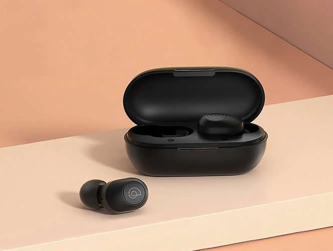 Haylou GT2s TWS Wireless Bluetooth Earbuds with Hi-Fi Sound, Touch Control, IPX5 Waterproof - Black | Perfect for Gym, Running, Workout & Daily Commute