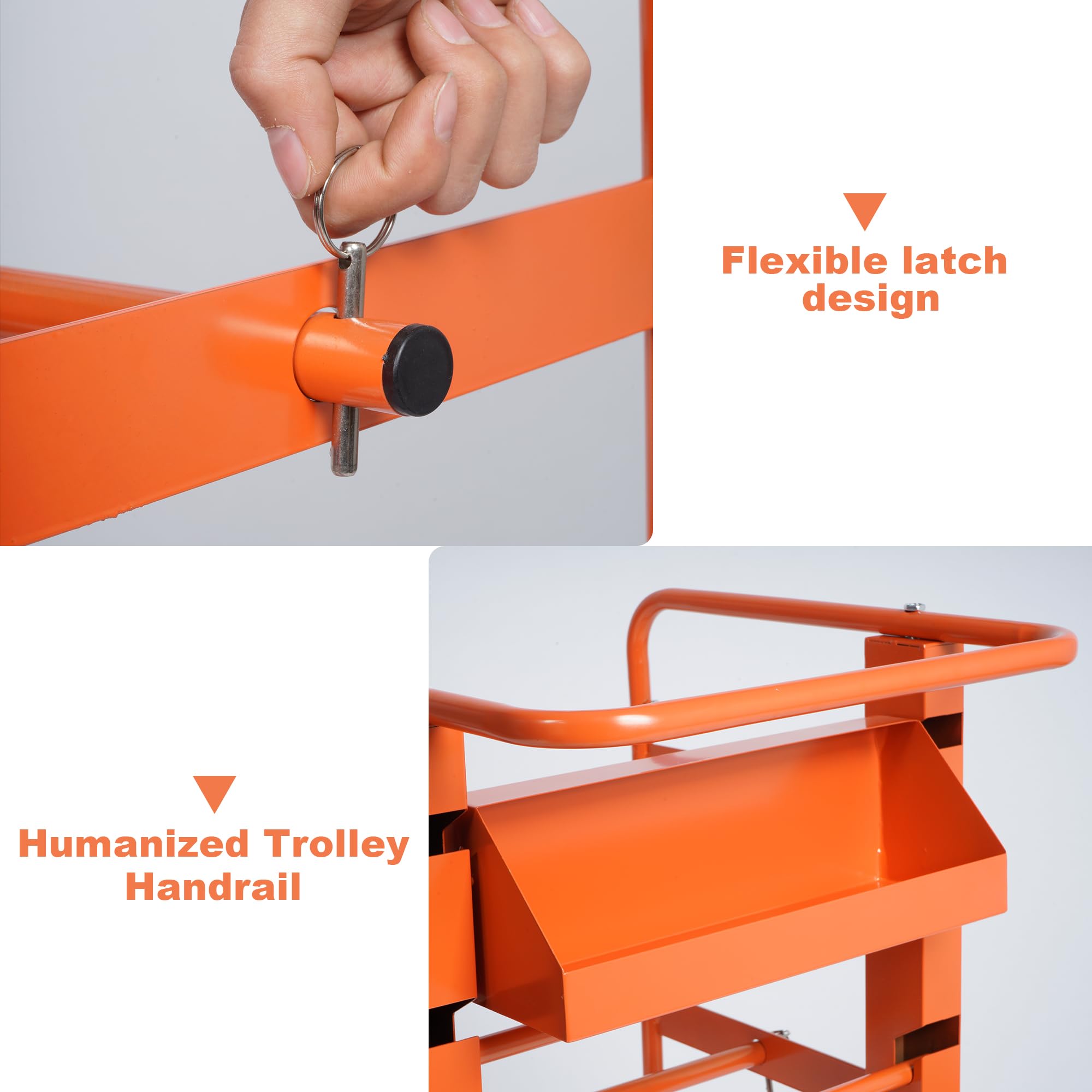 Heavy Duty Wire Spool Rack with Wheels - 11-Rod Multi-Axle Cable Caddy & Dispenser for Electrical Wires - Industrial Wire Reel Holder for Workshop, Construction Site, and Retail Storage