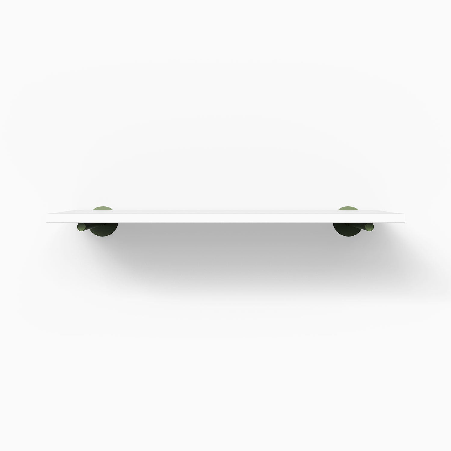 Modern White Wall Shelf - Floating Shelves for Home Decor, Bedroom, Living Room & Bathroom - Sturdy & Stylish Storage Solution for Books, Plants & Decorative Items