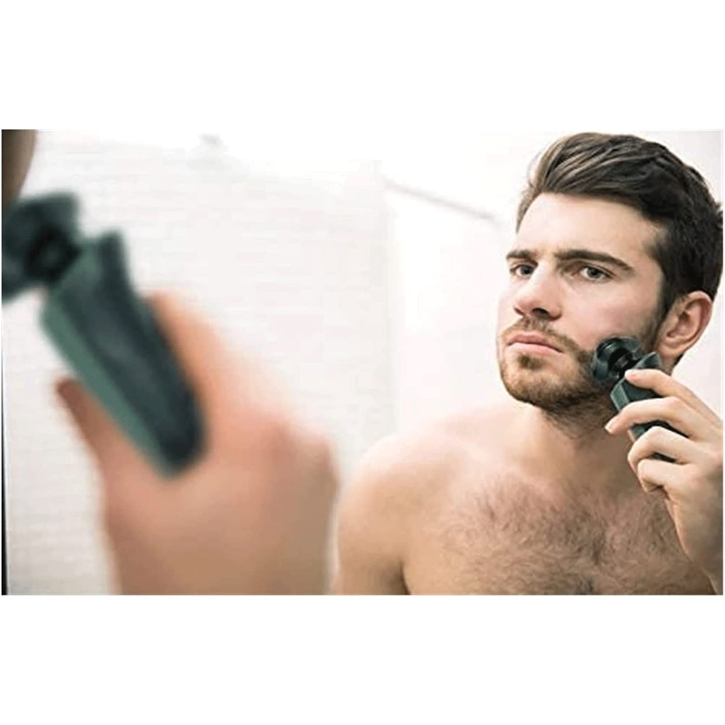 Best Electric Razor for Men - Wet & Dry USB Rechargeable Rotary Shaver with Beard & Nose Trimmer - Perfect for Travel, Home & Gym Use
