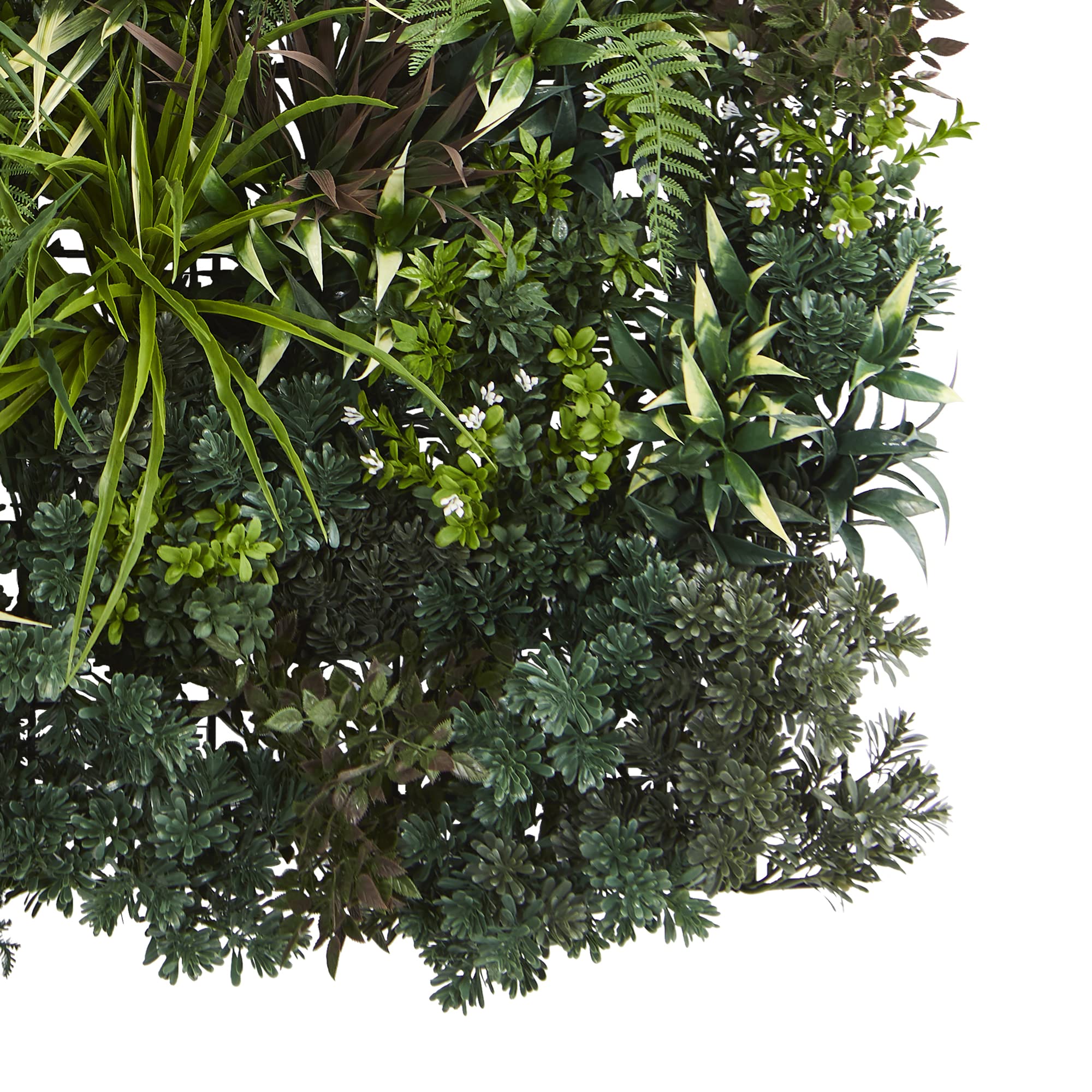 Nearly Natural 3ft x 3ft UV Resistant Artificial Green Wall Panel with Realistic Ferns - Perfect for Indoor & Outdoor Home Decor, Office Spaces, and Privacy Screening