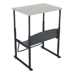 Safco Alphabetter Desk 28x20x42 Beige - Perfect for Home & Office Workspace