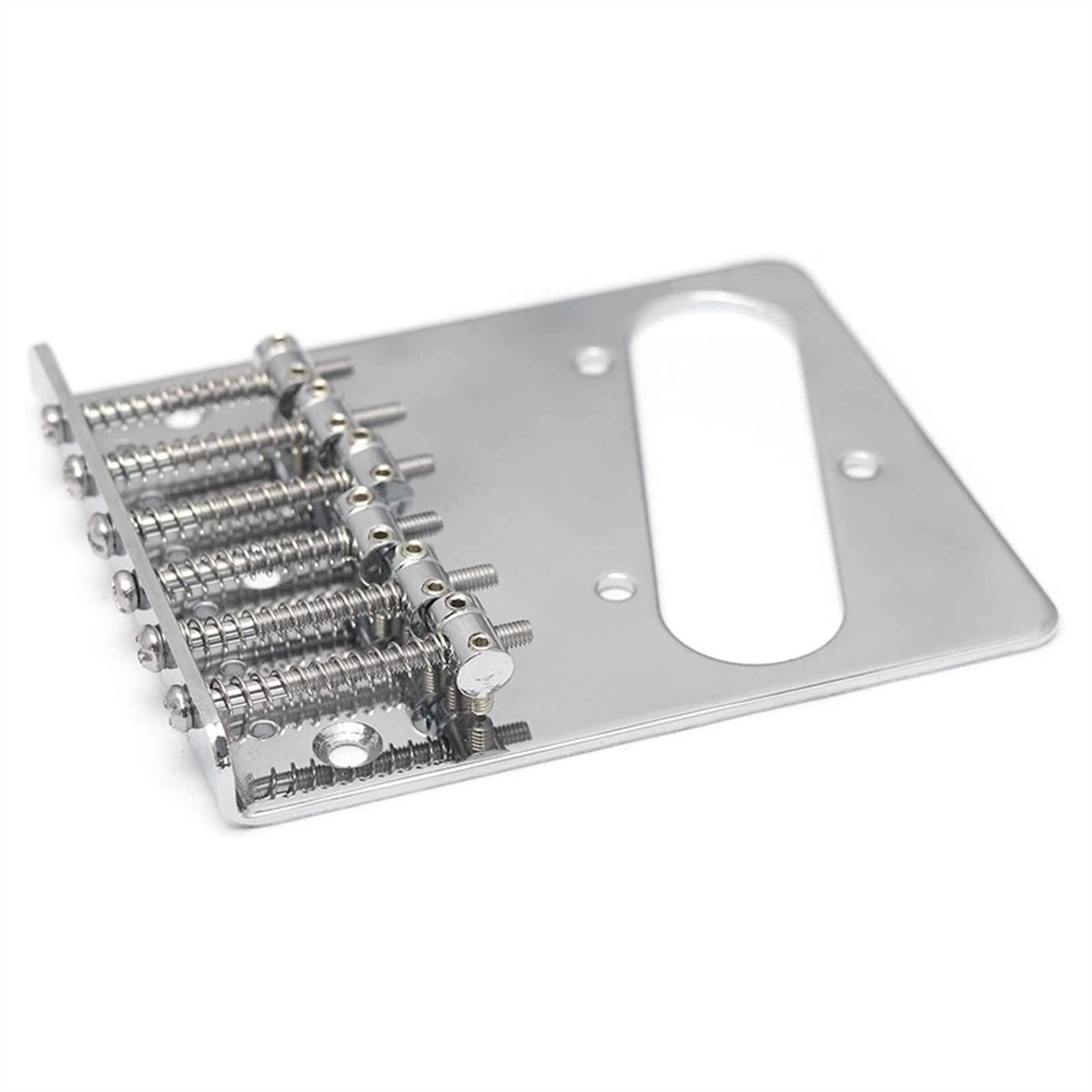 Vintage Style 6-String Guitar Bridge - Top Loader Saddle Replacement Part for Telecaster Electric Guitars | Perfect for DIY Repairs & Upgrades