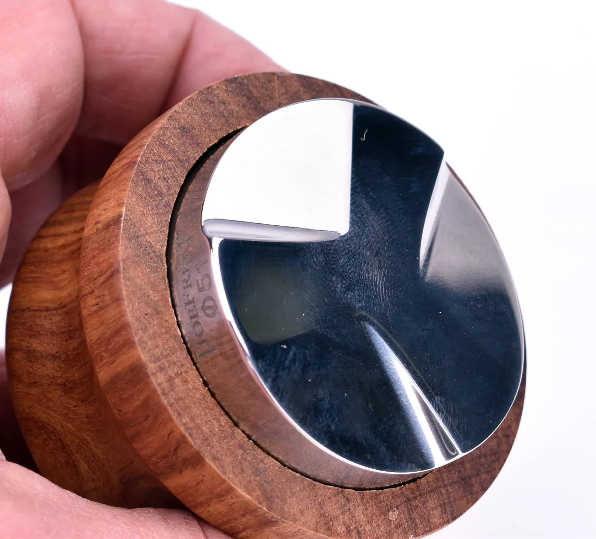 Joe Frex Professional Espresso Tamper & Coffee Distributor - Premium Palisander Wood - Perfect for Home Baristas & Coffee Shops